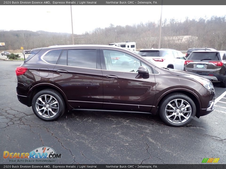 2020 Buick Envision Essence AWD Espresso Metallic / Light Neutral Photo #8