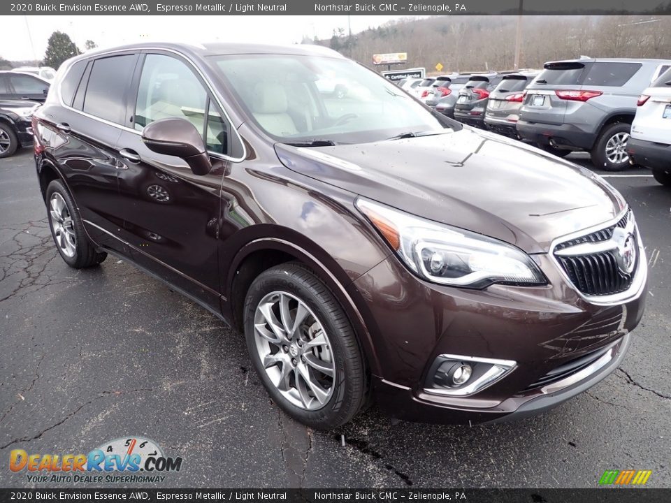 Front 3/4 View of 2020 Buick Envision Essence AWD Photo #9