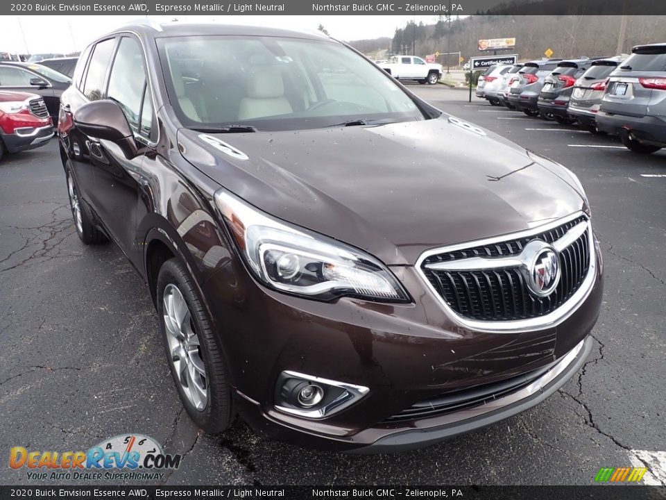 2020 Buick Envision Essence AWD Espresso Metallic / Light Neutral Photo #10