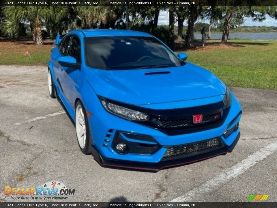 Boost Blue Pearl 2021 Honda Civic Type R Photo #2