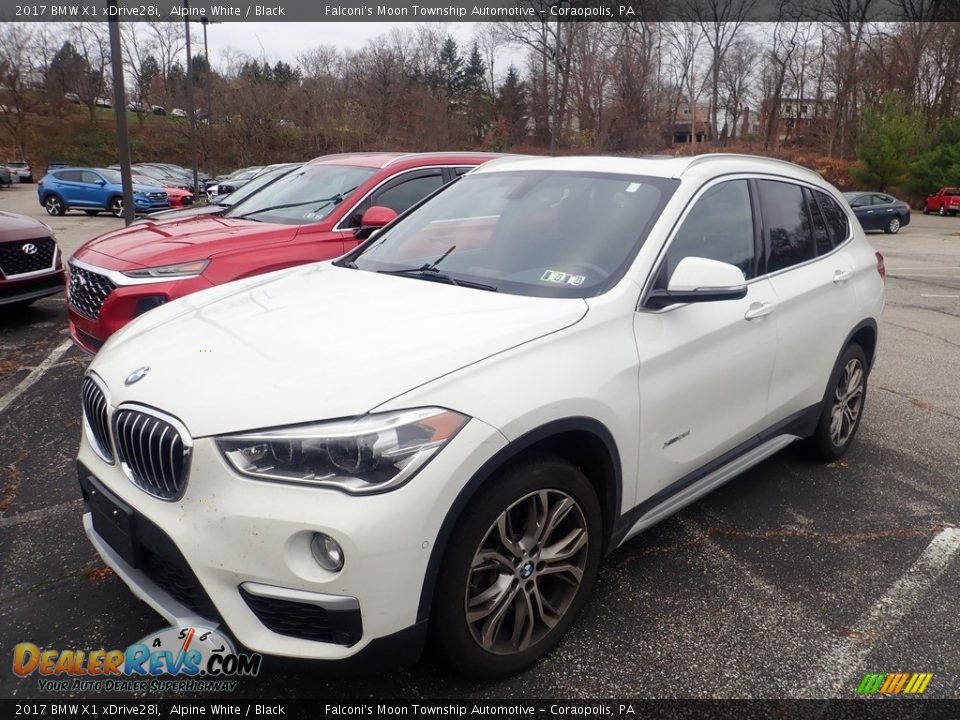 2017 BMW X1 xDrive28i Alpine White / Black Photo #1