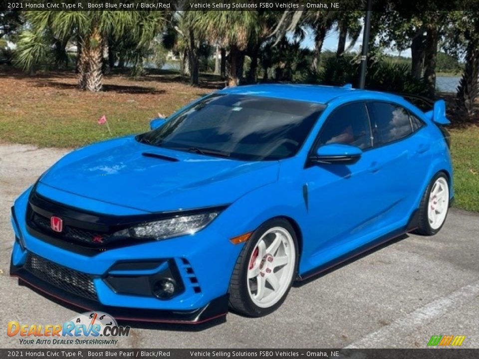 Boost Blue Pearl 2021 Honda Civic Type R Photo #3