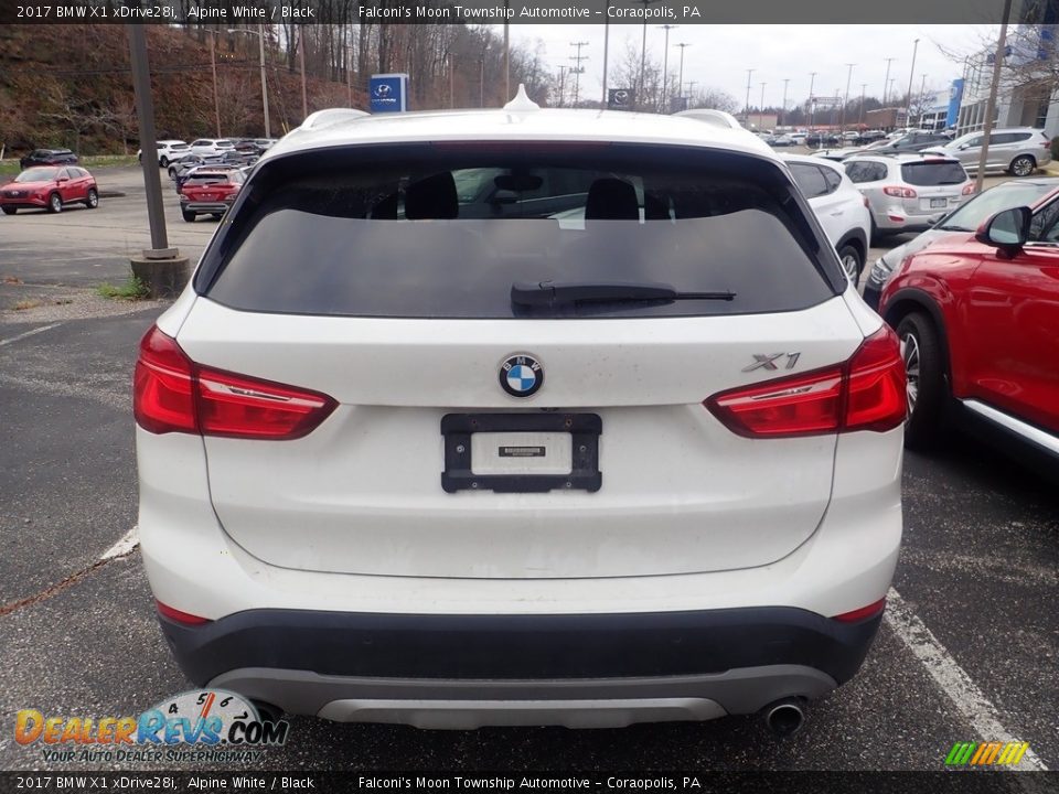 2017 BMW X1 xDrive28i Alpine White / Black Photo #3