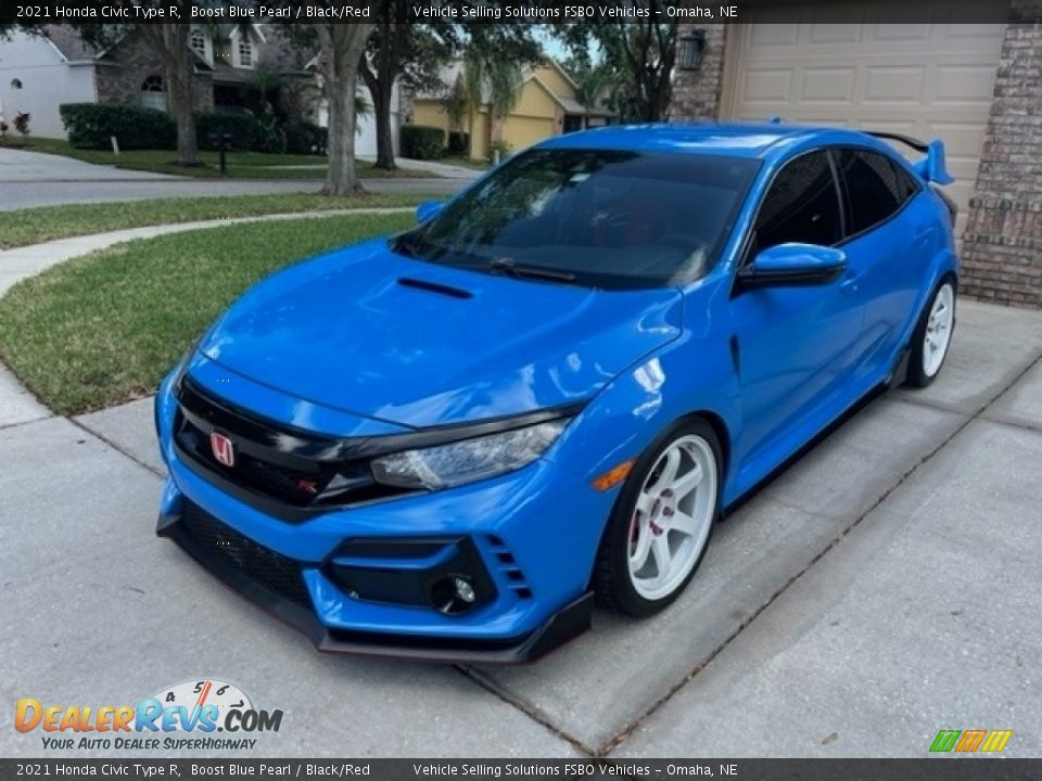 Boost Blue Pearl 2021 Honda Civic Type R Photo #5