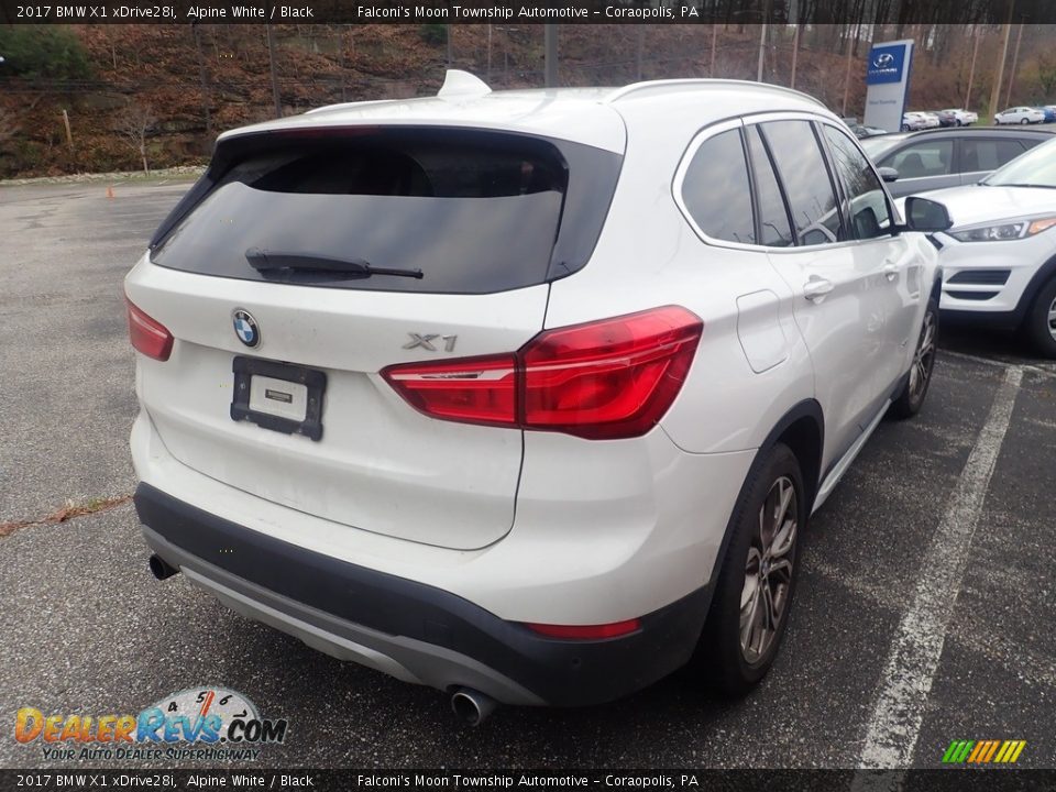 2017 BMW X1 xDrive28i Alpine White / Black Photo #4