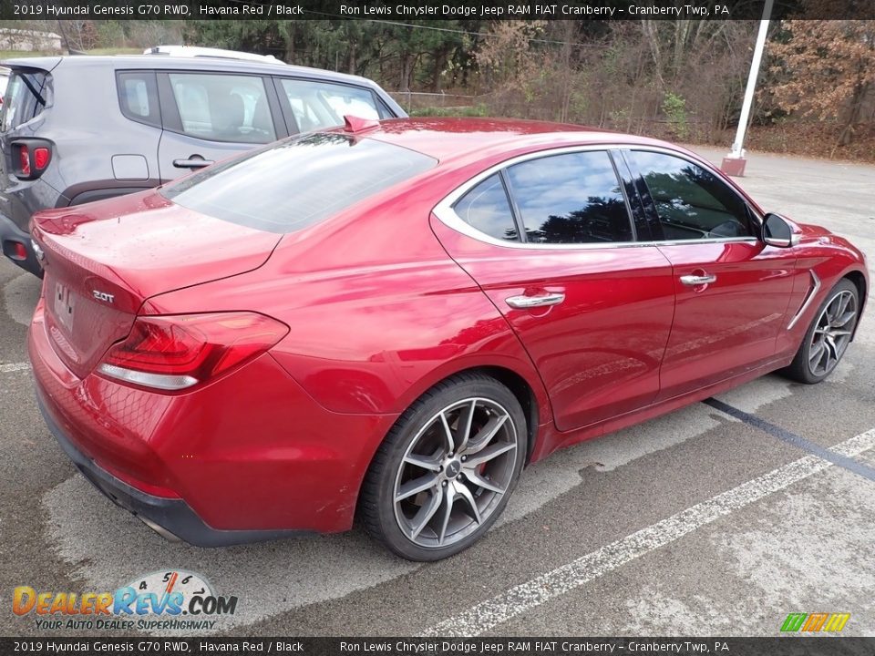 2019 Hyundai Genesis G70 RWD Havana Red / Black Photo #4