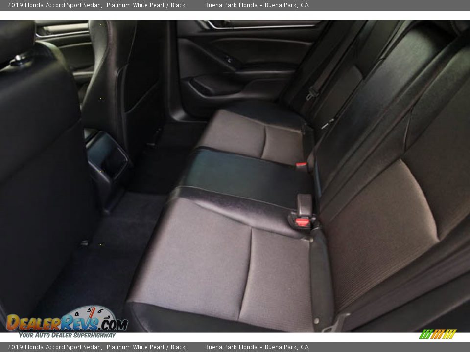 2019 Honda Accord Sport Sedan Platinum White Pearl / Black Photo #4