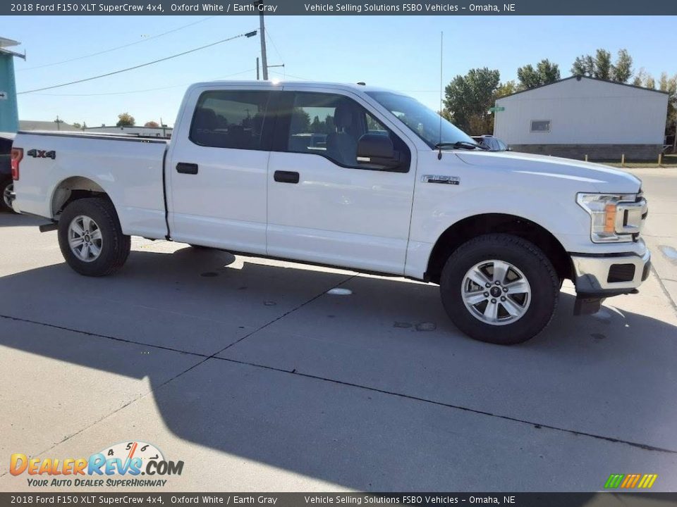 2018 Ford F150 XLT SuperCrew 4x4 Oxford White / Earth Gray Photo #1