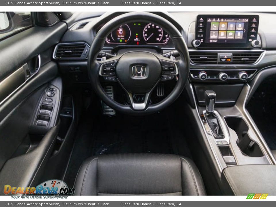 2019 Honda Accord Sport Sedan Platinum White Pearl / Black Photo #5