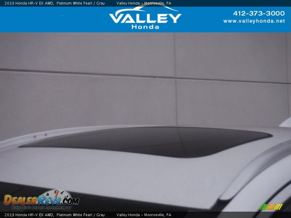2019 Honda HR-V EX AWD Platinum White Pearl / Gray Photo #4