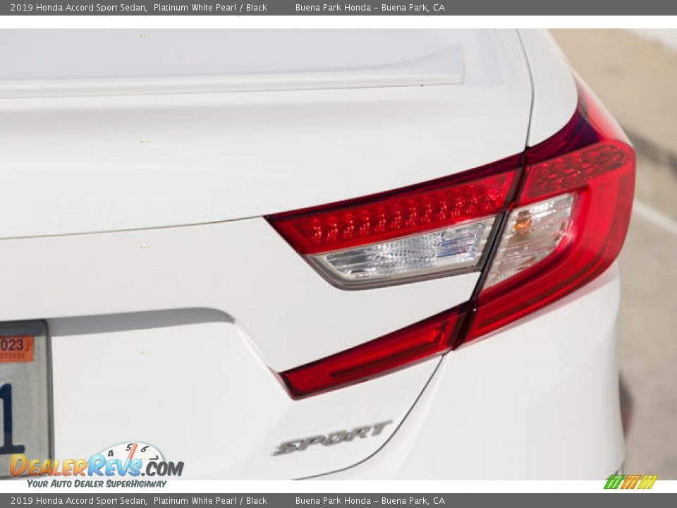 2019 Honda Accord Sport Sedan Platinum White Pearl / Black Photo #11