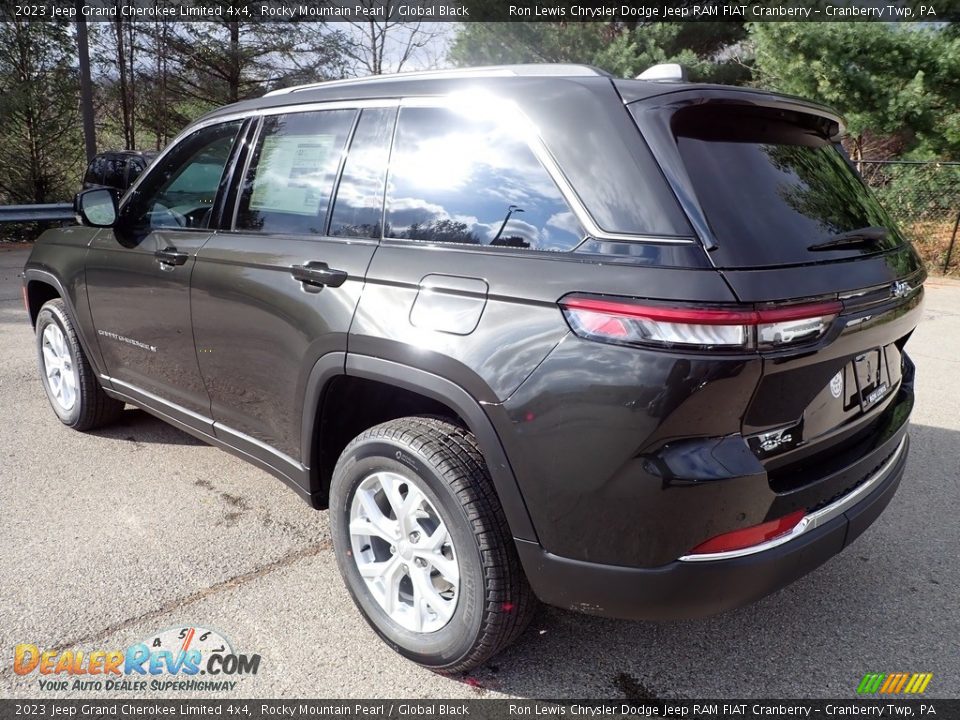 2023 Jeep Grand Cherokee Limited 4x4 Rocky Mountain Pearl / Global Black Photo #3