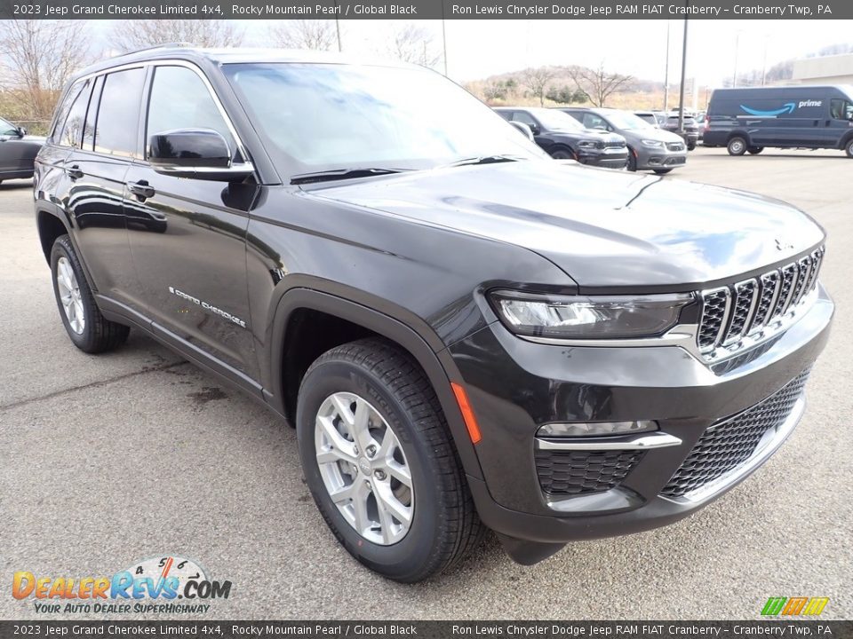 2023 Jeep Grand Cherokee Limited 4x4 Rocky Mountain Pearl / Global Black Photo #7