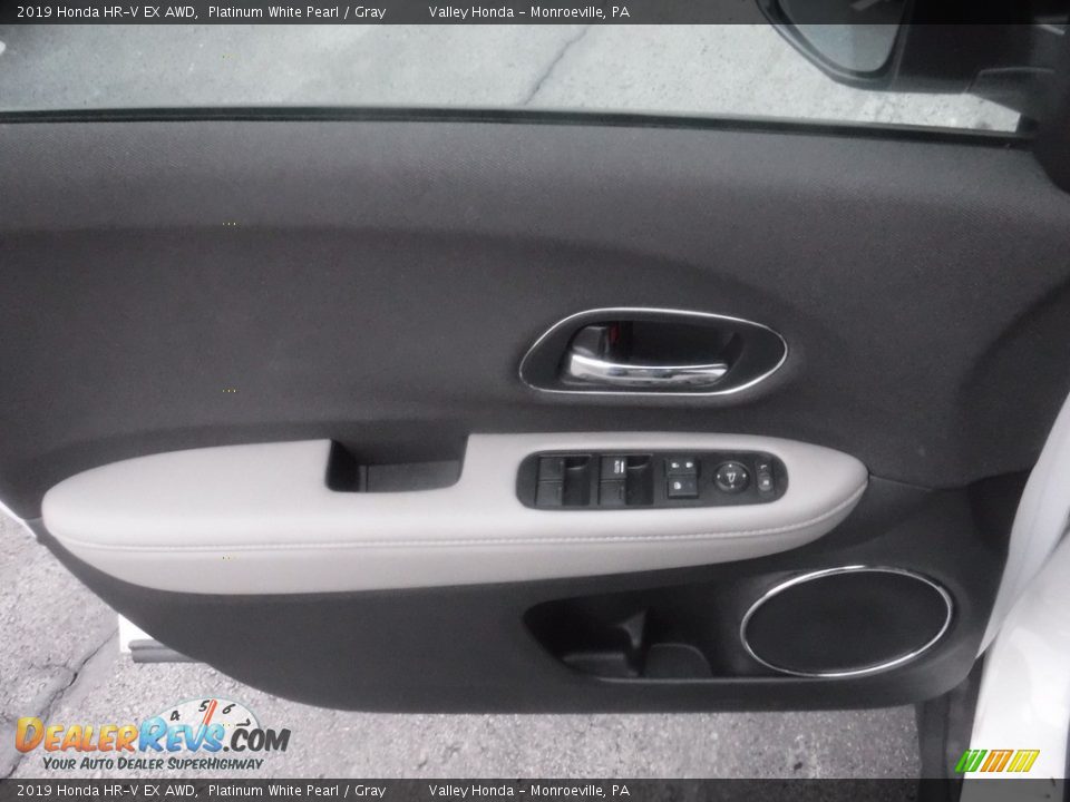 2019 Honda HR-V EX AWD Platinum White Pearl / Gray Photo #12