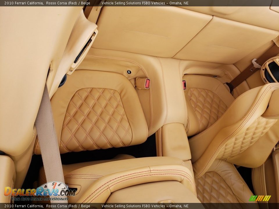 Rear Seat of 2010 Ferrari California  Photo #5