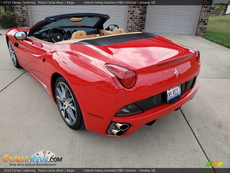 2010 Ferrari California Rosso Corsa (Red) / Beige Photo #6