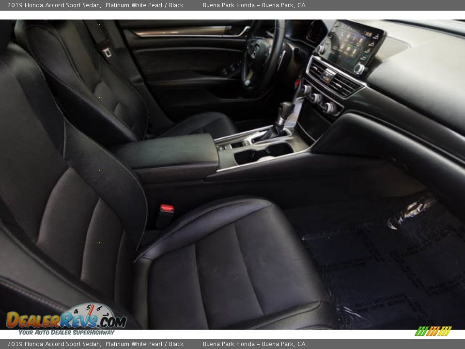 2019 Honda Accord Sport Sedan Platinum White Pearl / Black Photo #24