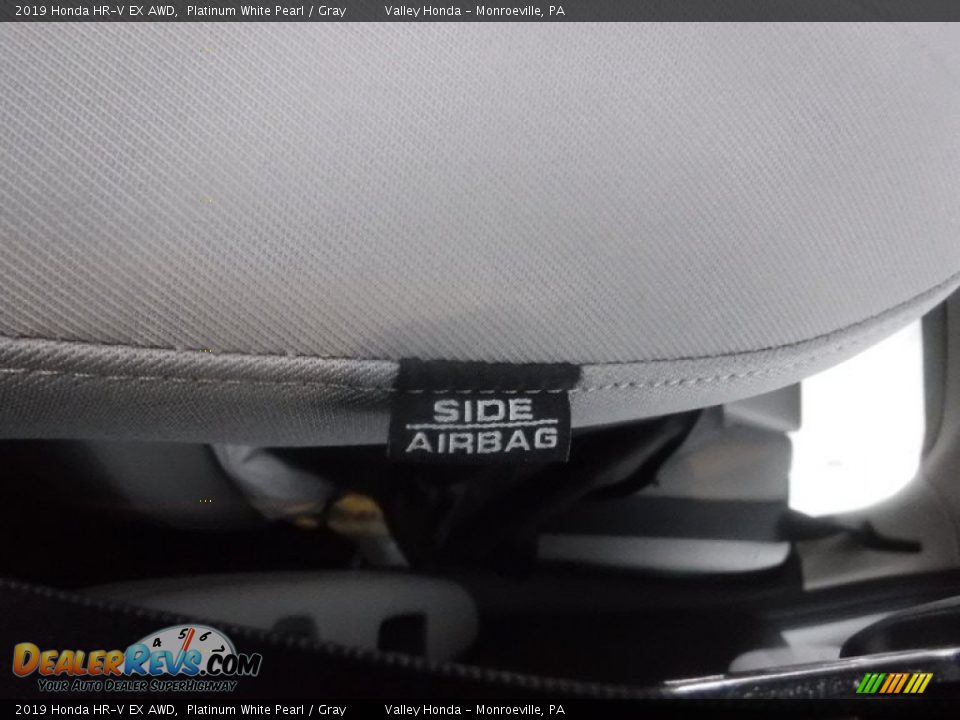 2019 Honda HR-V EX AWD Platinum White Pearl / Gray Photo #15