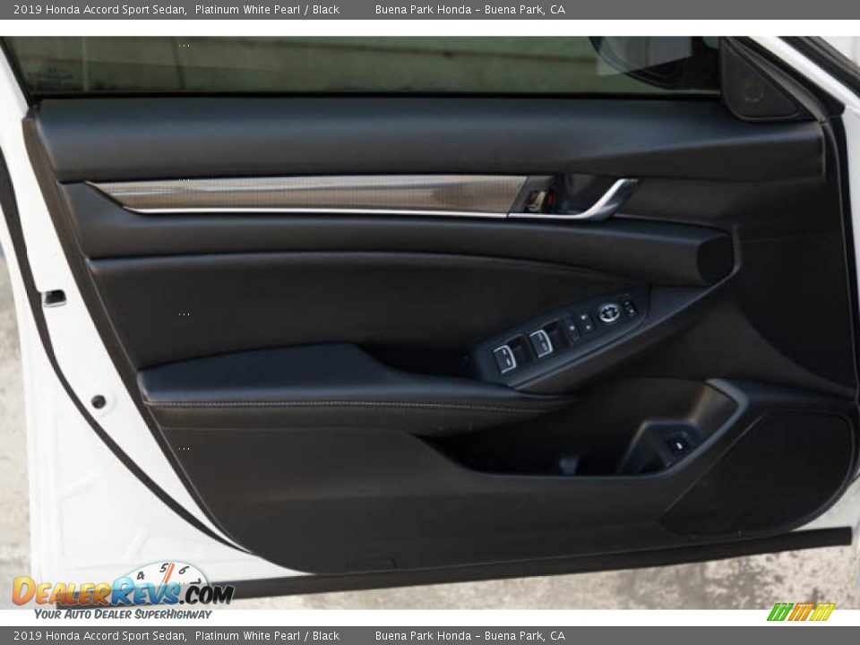 2019 Honda Accord Sport Sedan Platinum White Pearl / Black Photo #29
