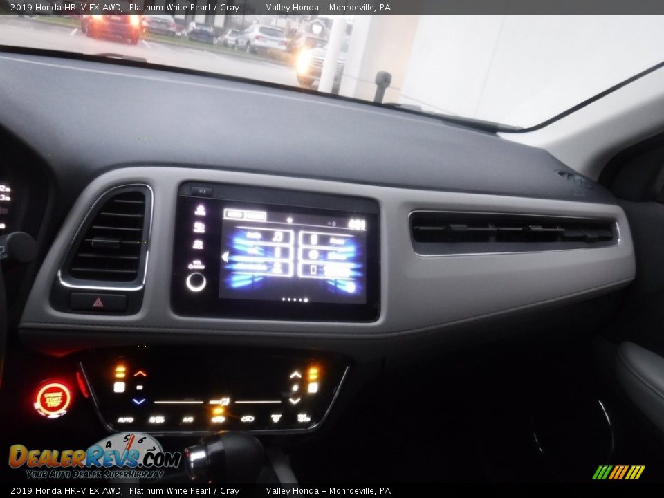2019 Honda HR-V EX AWD Platinum White Pearl / Gray Photo #19