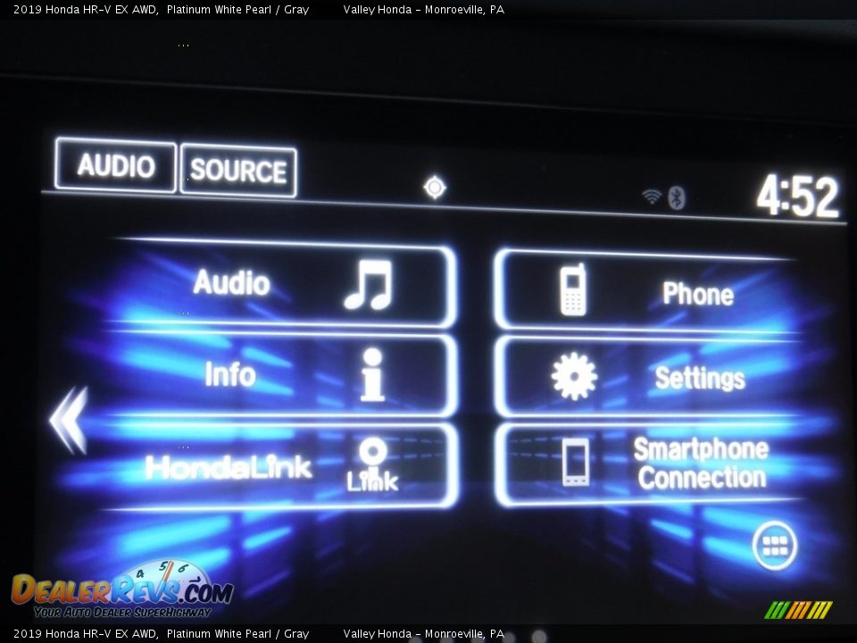 2019 Honda HR-V EX AWD Platinum White Pearl / Gray Photo #20