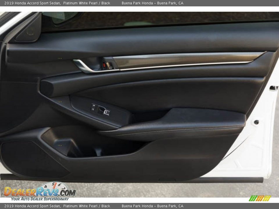 2019 Honda Accord Sport Sedan Platinum White Pearl / Black Photo #33