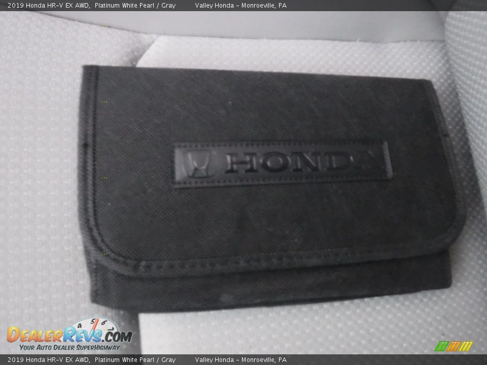 2019 Honda HR-V EX AWD Platinum White Pearl / Gray Photo #22