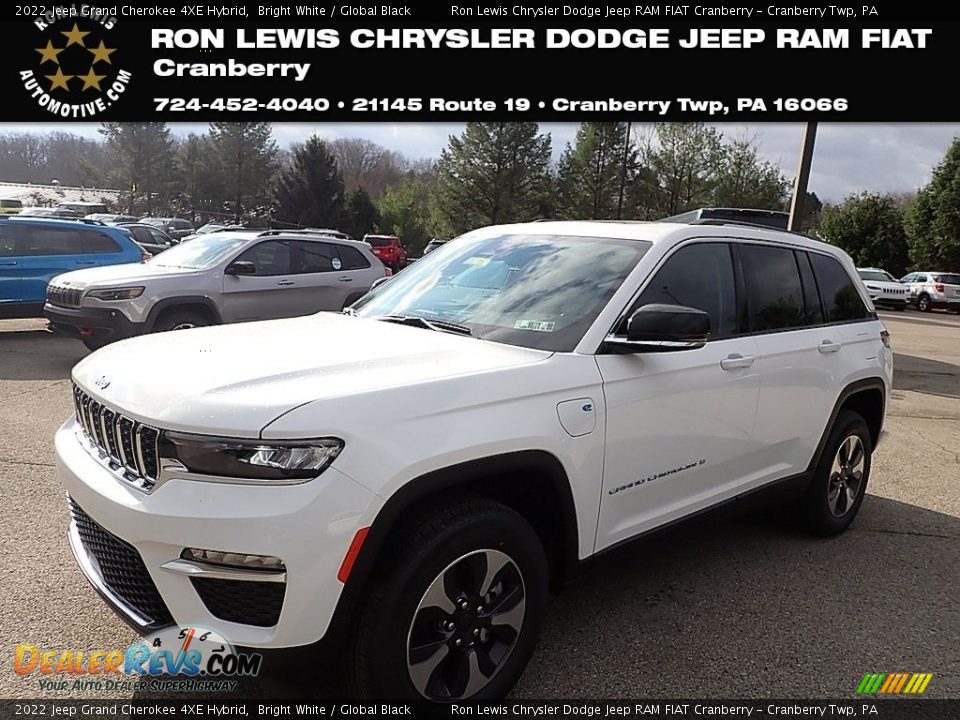 2022 Jeep Grand Cherokee 4XE Hybrid Bright White / Global Black Photo #1