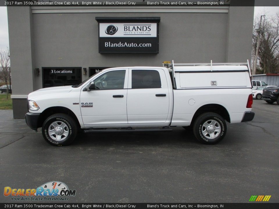 2017 Ram 3500 Tradesman Crew Cab 4x4 Bright White / Black/Diesel Gray Photo #1