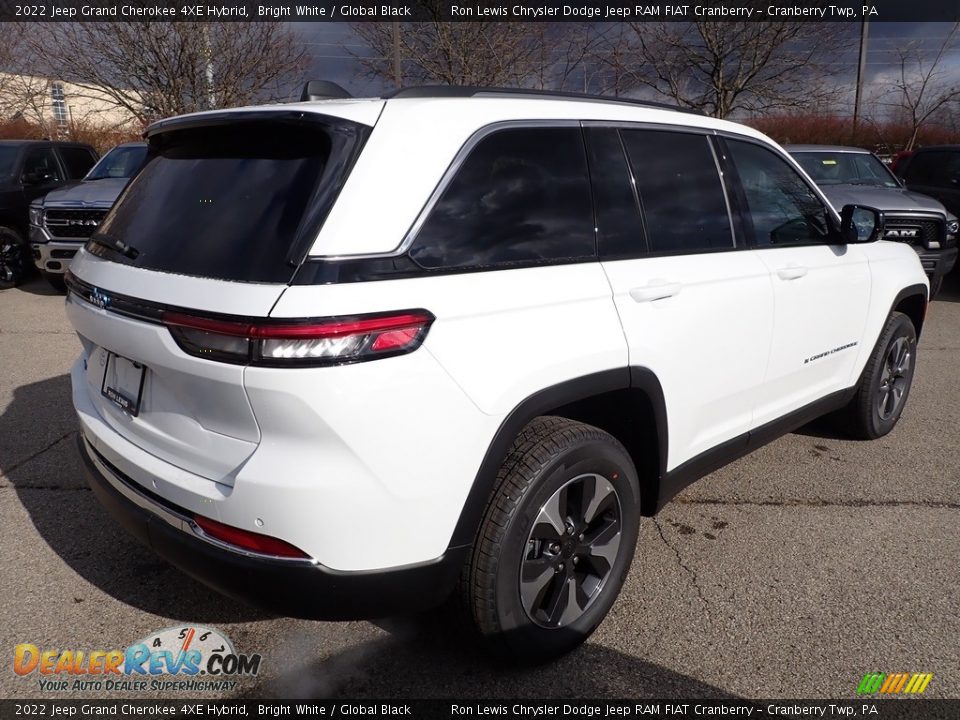 2022 Jeep Grand Cherokee 4XE Hybrid Bright White / Global Black Photo #5