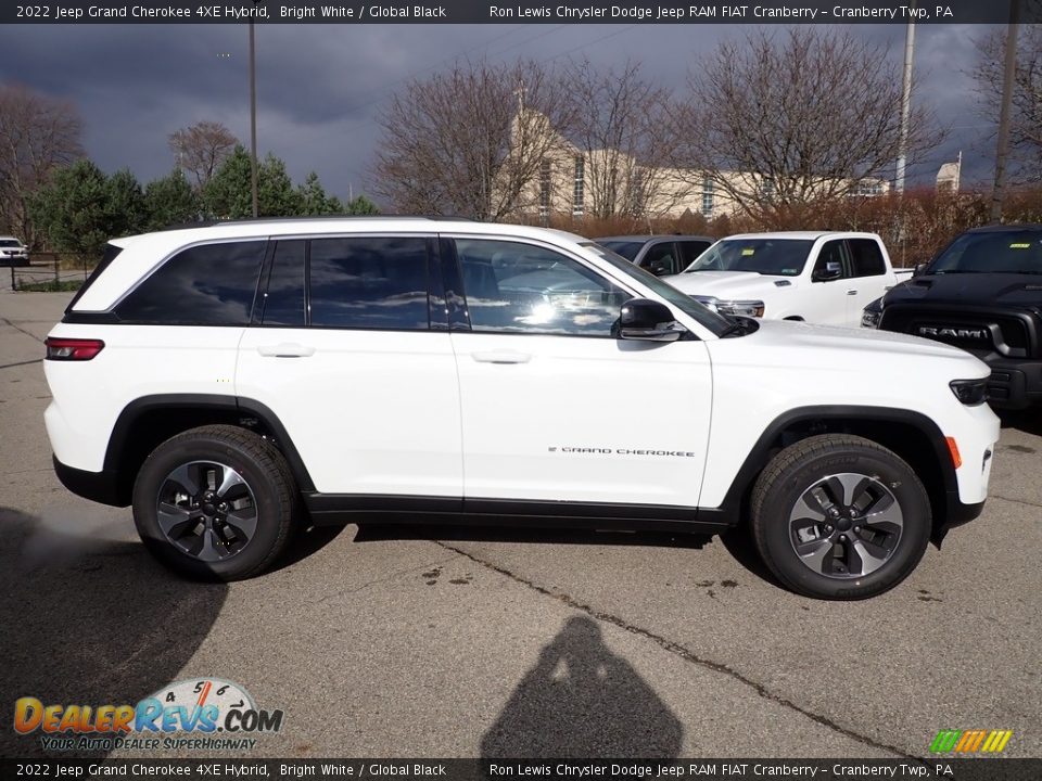 2022 Jeep Grand Cherokee 4XE Hybrid Bright White / Global Black Photo #6