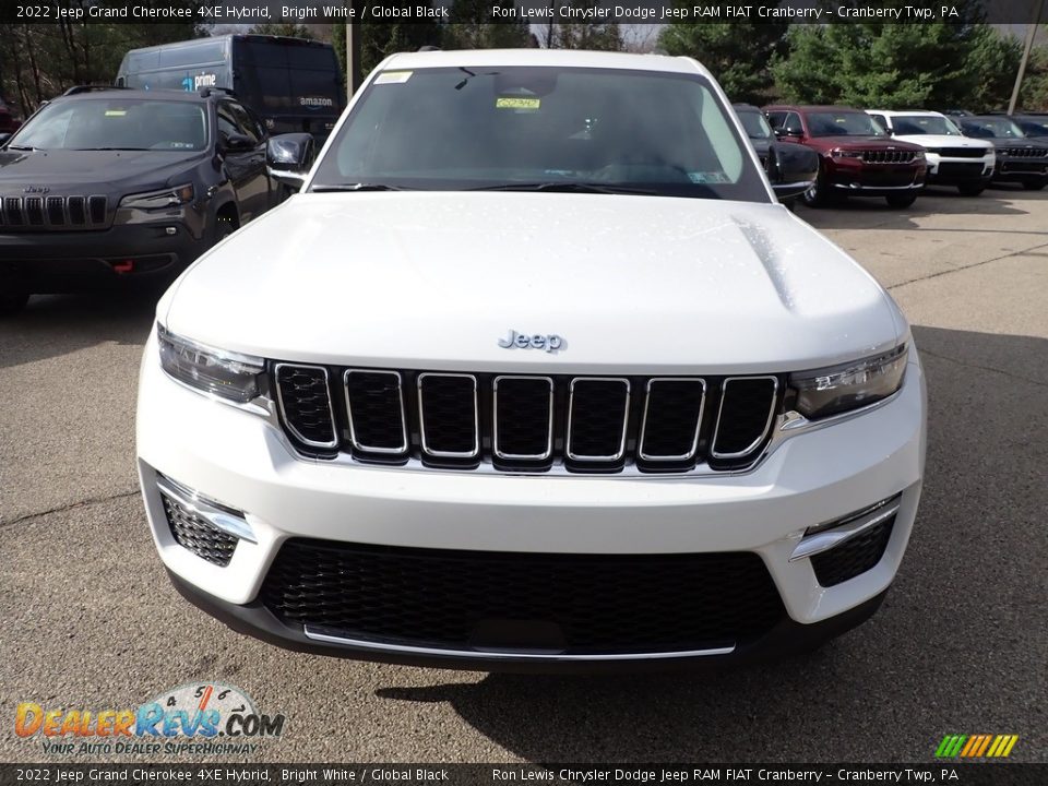 2022 Jeep Grand Cherokee 4XE Hybrid Bright White / Global Black Photo #8