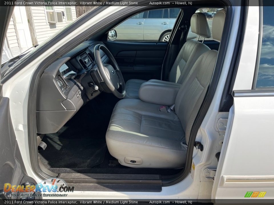 Front Seat of 2011 Ford Crown Victoria Police Interceptor Photo #2