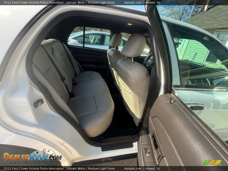 Rear Seat of 2011 Ford Crown Victoria Police Interceptor Photo #5