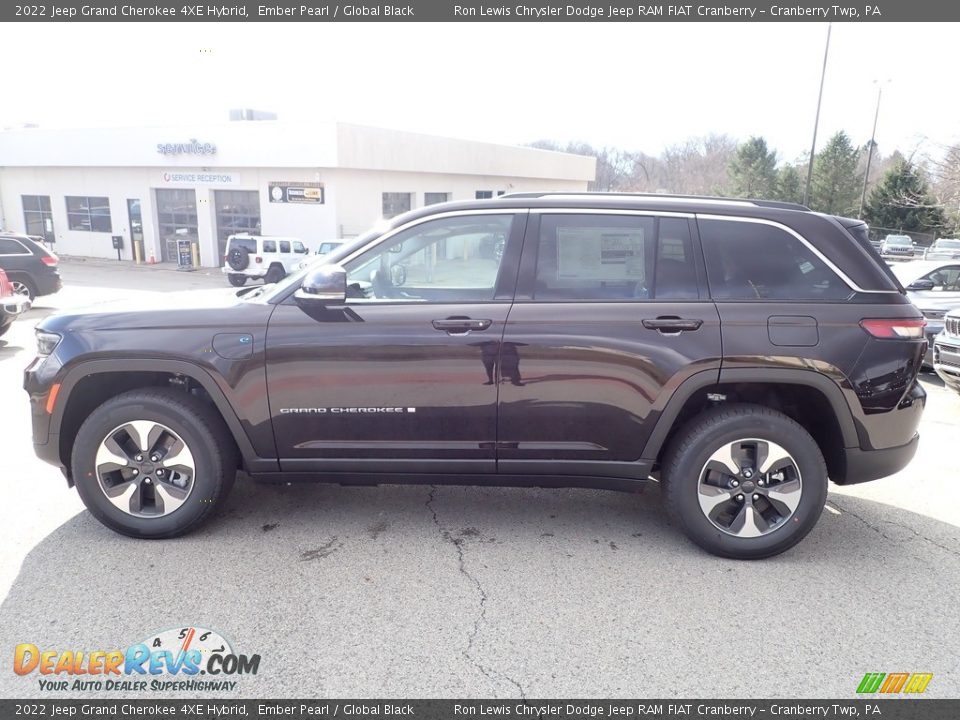 2022 Jeep Grand Cherokee 4XE Hybrid Ember Pearl / Global Black Photo #2