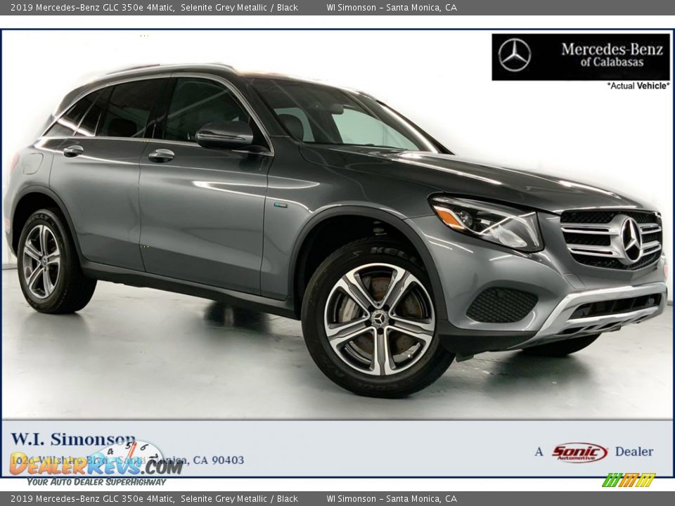 2019 Mercedes-Benz GLC 350e 4Matic Selenite Grey Metallic / Black Photo #1