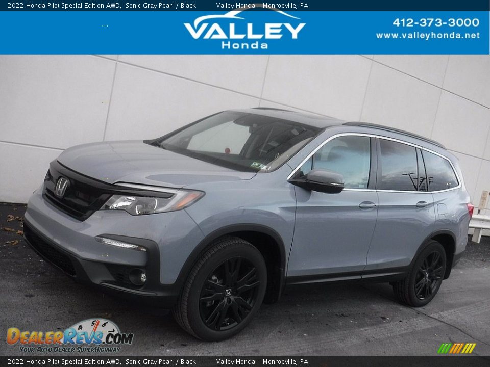 2022 Honda Pilot Special Edition AWD Sonic Gray Pearl / Black Photo #1