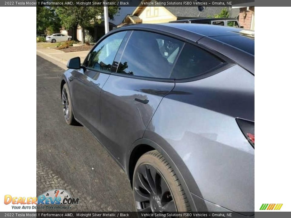 2022 Tesla Model Y Performance AWD Midnight Silver Metallic / Black Photo #1