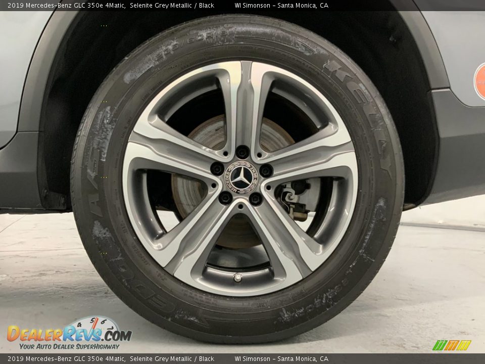 2019 Mercedes-Benz GLC 350e 4Matic Selenite Grey Metallic / Black Photo #19