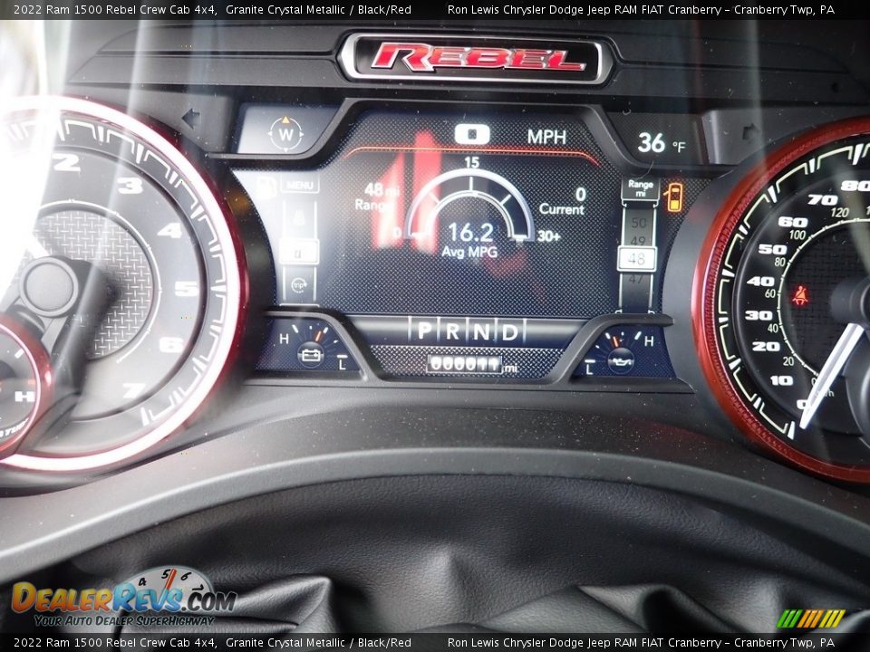 2022 Ram 1500 Rebel Crew Cab 4x4 Gauges Photo #16