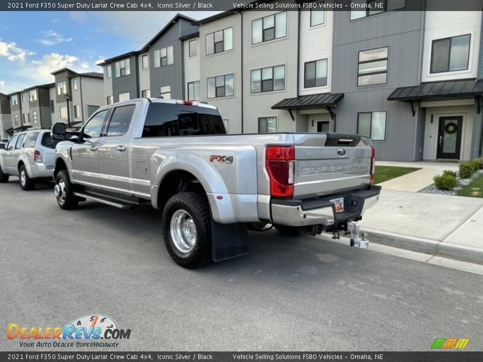 2021 Ford F350 Super Duty Lariat Crew Cab 4x4 Iconic Silver / Black Photo #4