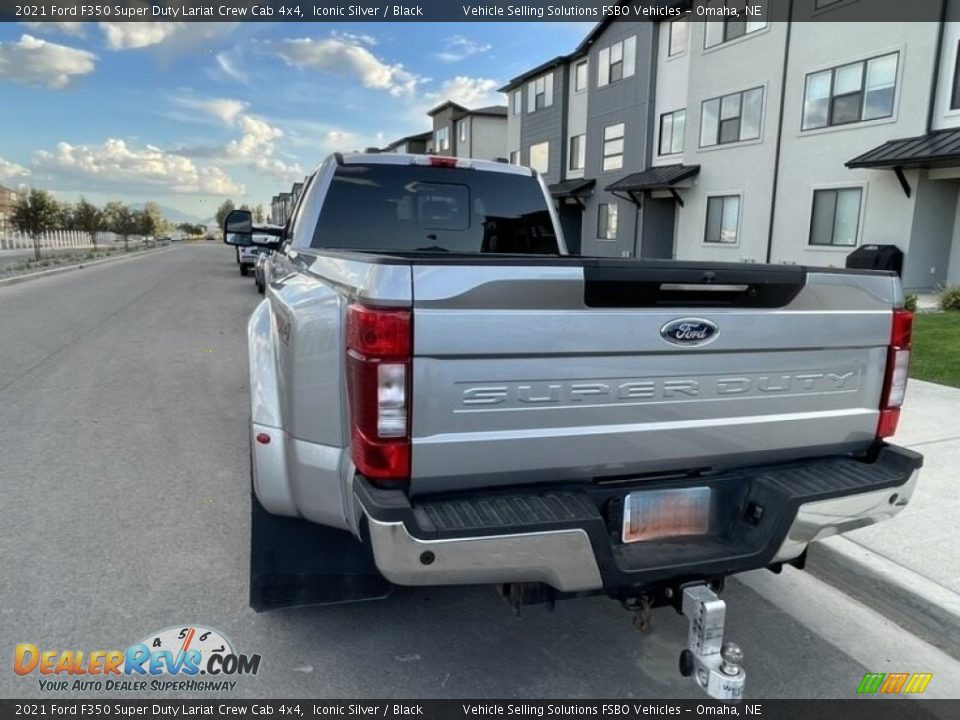 2021 Ford F350 Super Duty Lariat Crew Cab 4x4 Iconic Silver / Black Photo #5