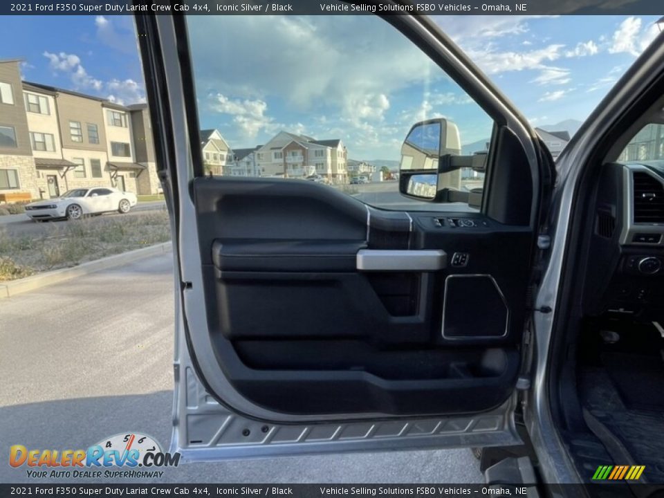 2021 Ford F350 Super Duty Lariat Crew Cab 4x4 Iconic Silver / Black Photo #8