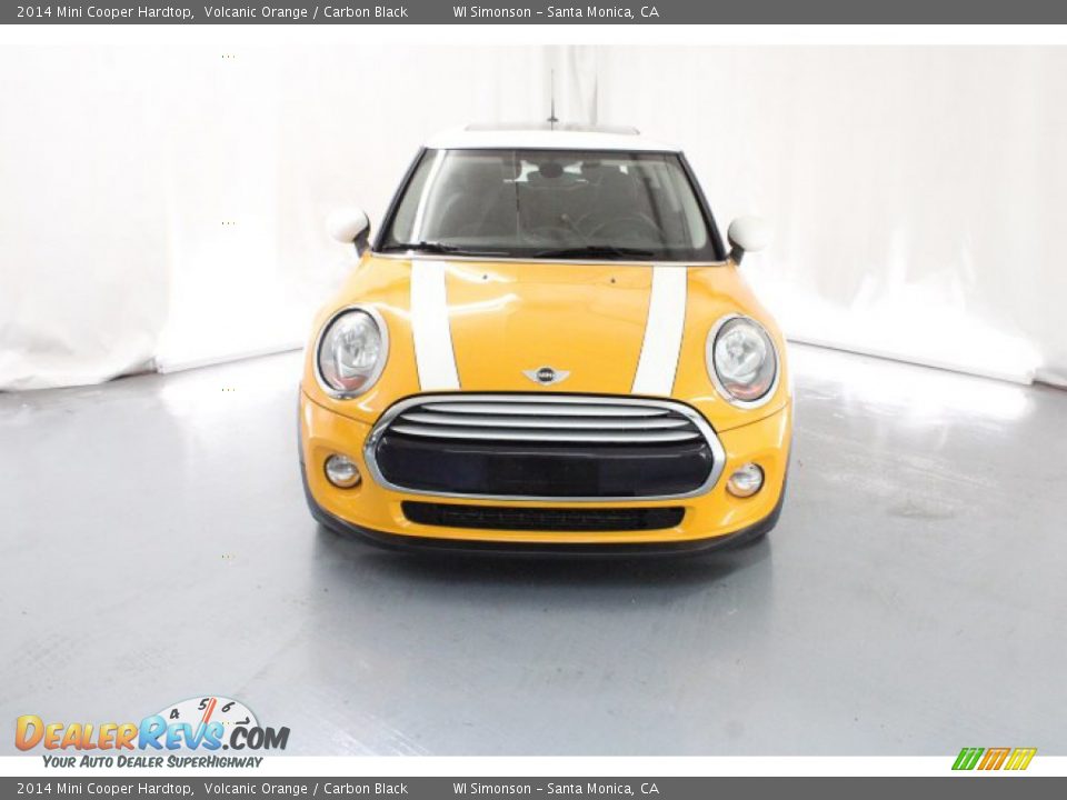 2014 Mini Cooper Hardtop Volcanic Orange / Carbon Black Photo #2