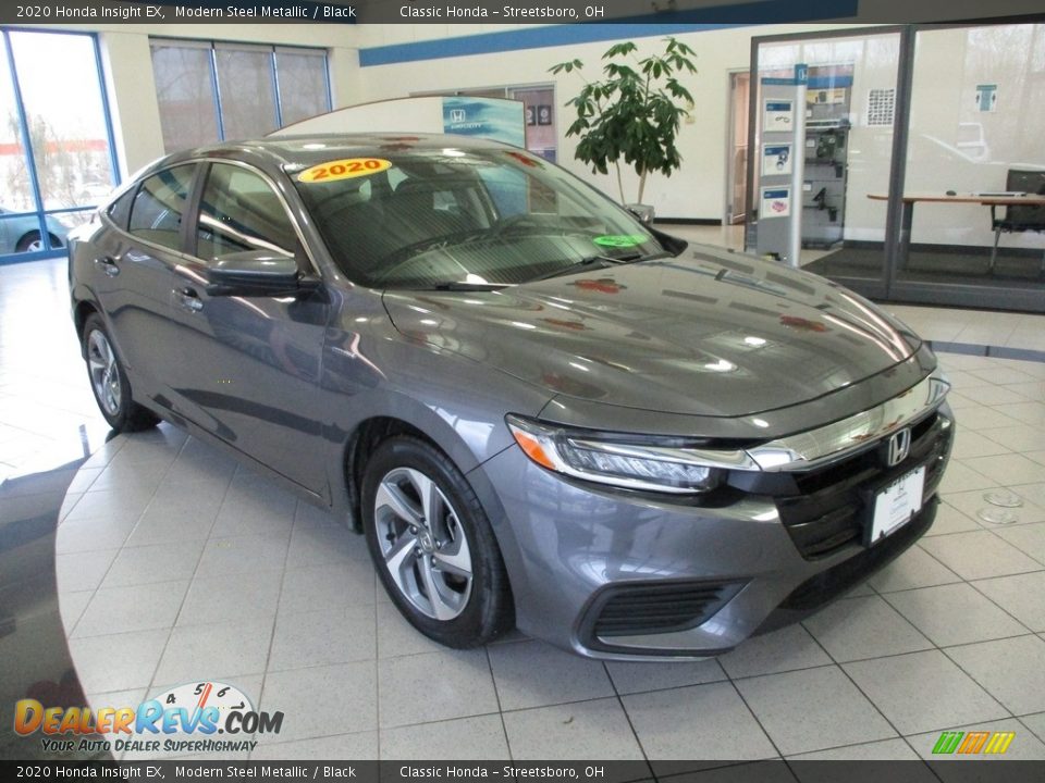 2020 Honda Insight EX Modern Steel Metallic / Black Photo #3