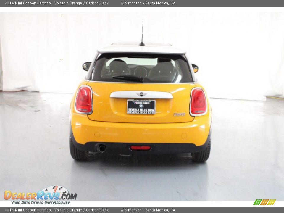 2014 Mini Cooper Hardtop Volcanic Orange / Carbon Black Photo #4