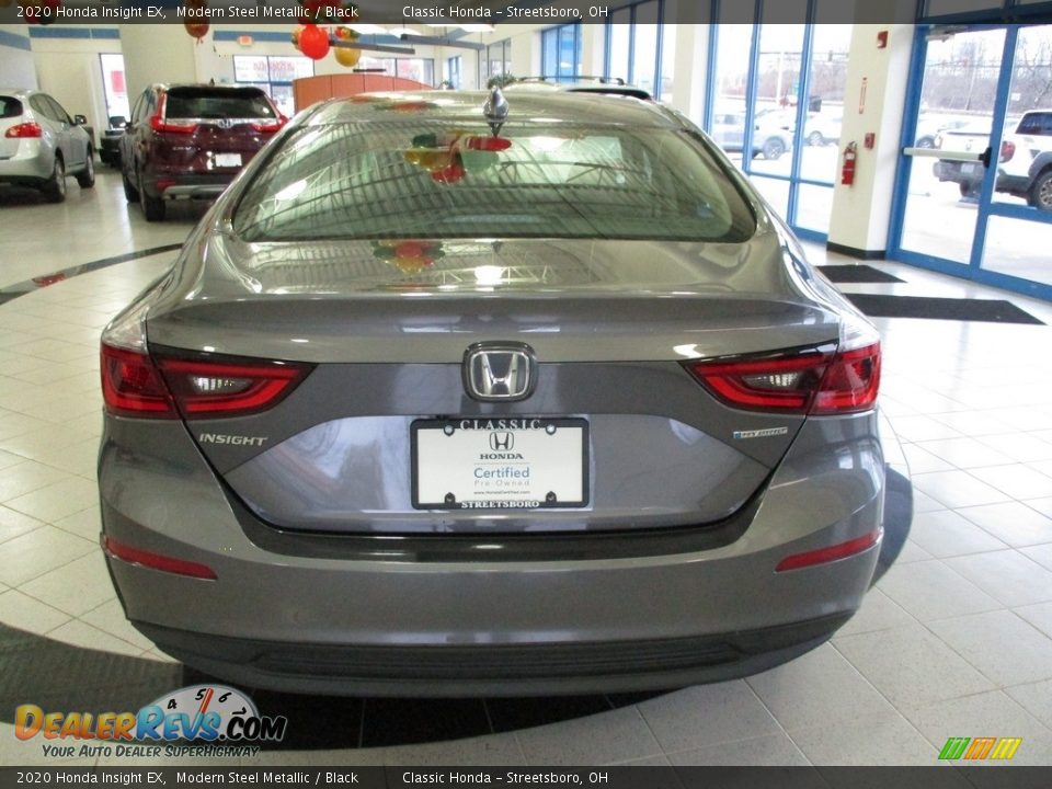 2020 Honda Insight EX Modern Steel Metallic / Black Photo #9