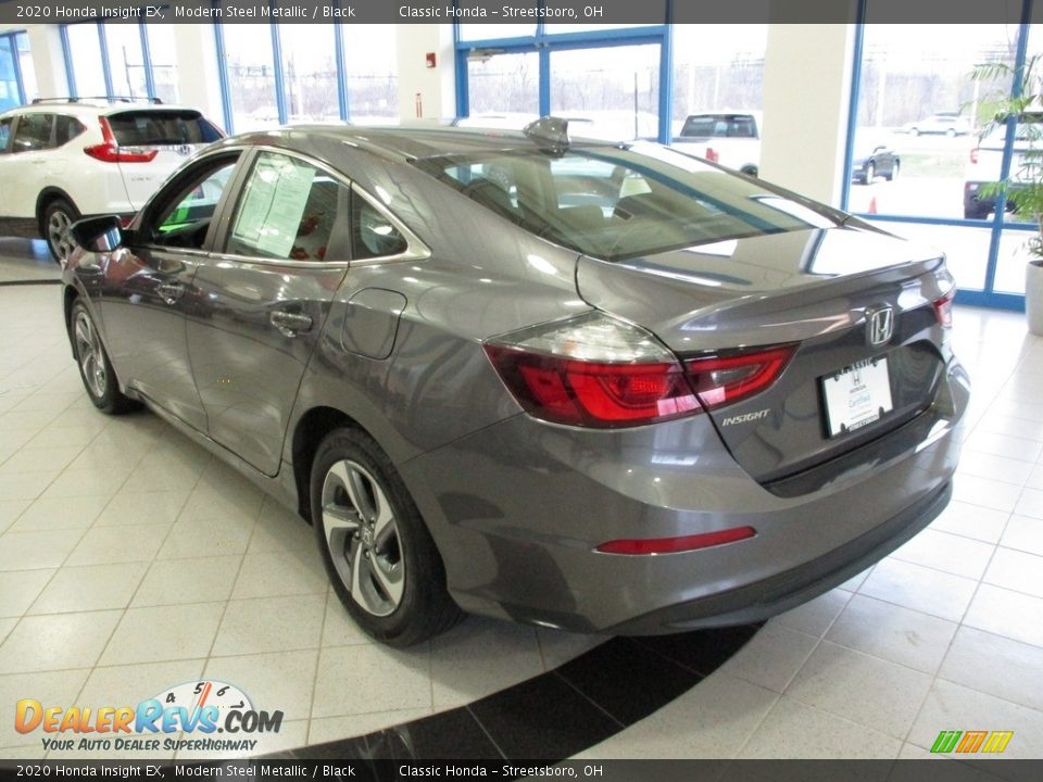 2020 Honda Insight EX Modern Steel Metallic / Black Photo #10
