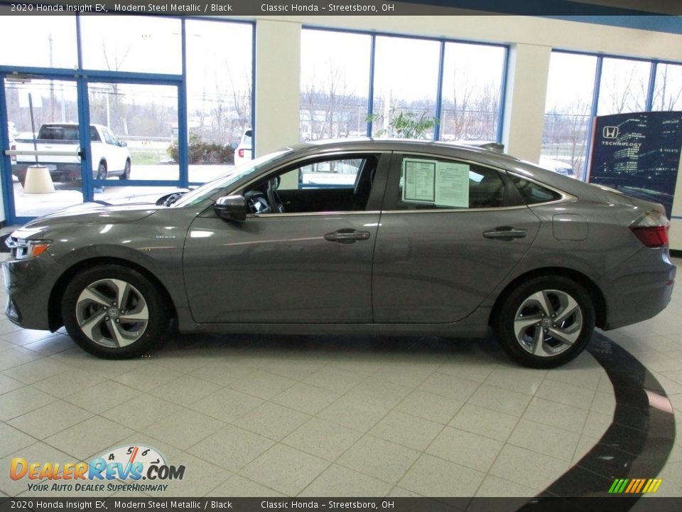 2020 Honda Insight EX Modern Steel Metallic / Black Photo #11