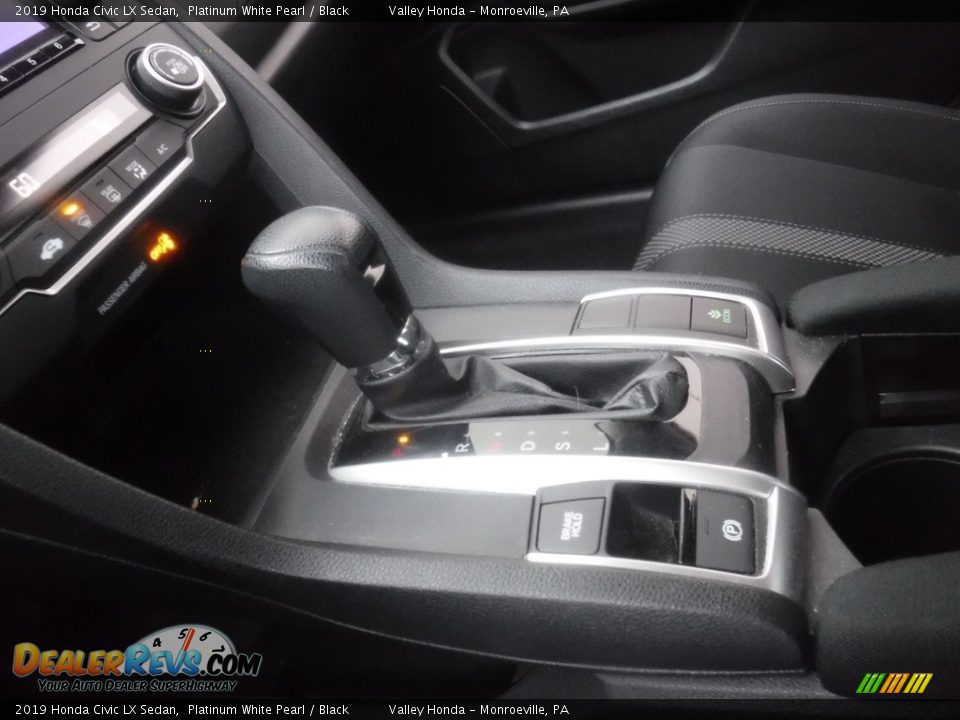 2019 Honda Civic LX Sedan Platinum White Pearl / Black Photo #14